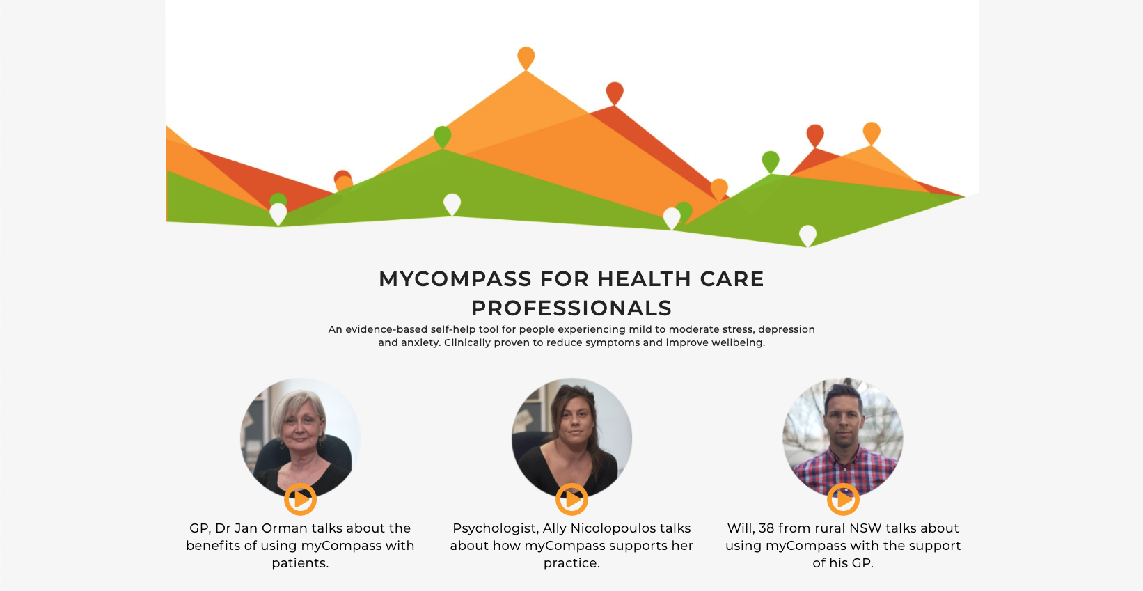 MyCompass webpage