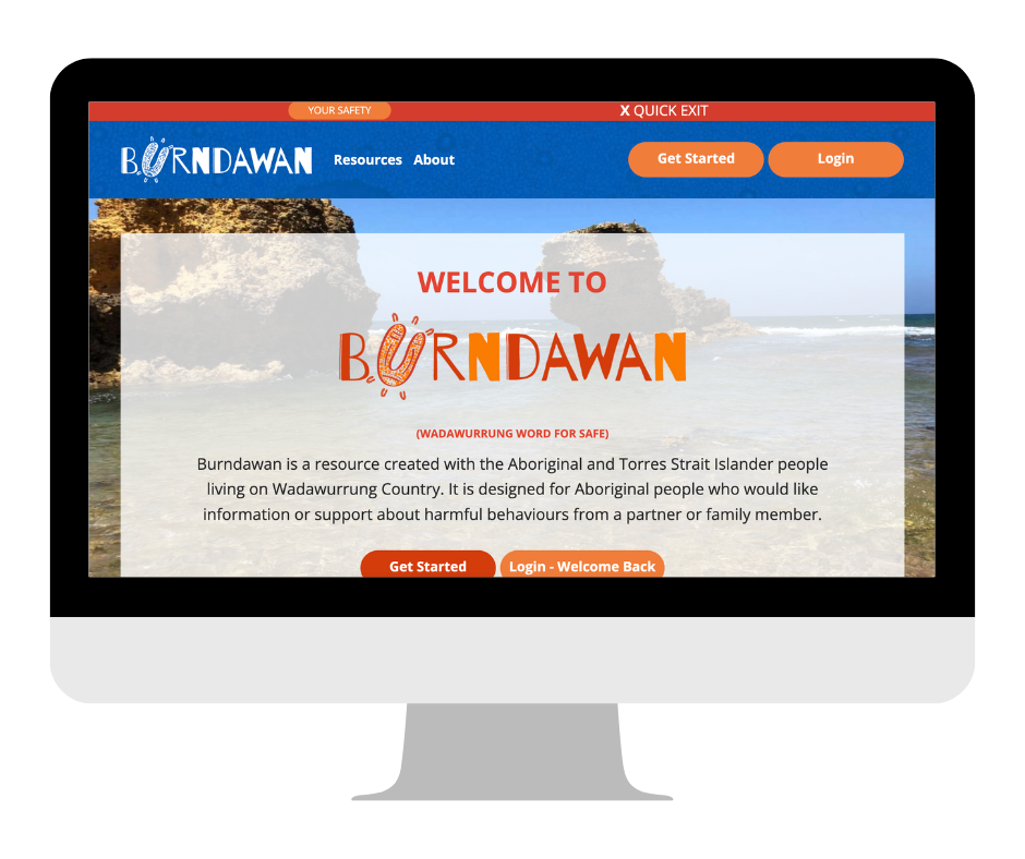 Burndawan home page on website